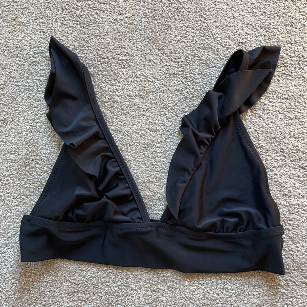 Ruffle long line Bikini top